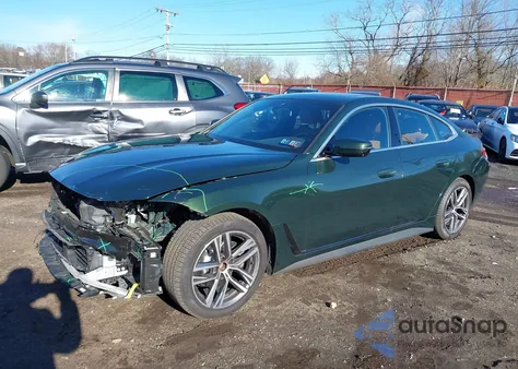 2023 BMW 430I Gran Coupe xDrive z USA, uszkodzony, nr VIN WBA73AV04PFP43849